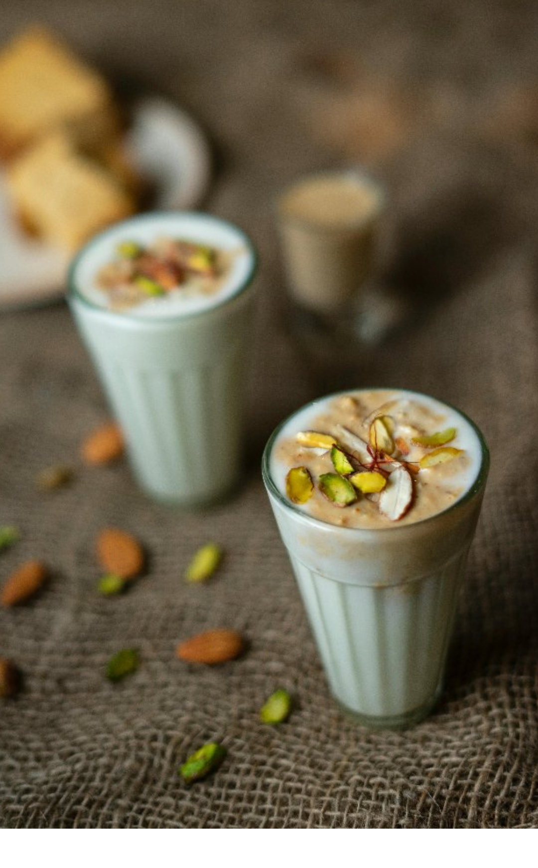 Sweet Lassi (Cardamom Yogurt Drink)